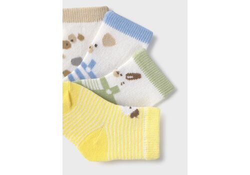 Mayoral Pack 4 καλτσάκια από οργανικό βαμβάκι 9862-10