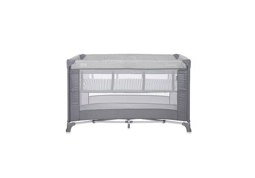 Lorelli Torino 2 Layer Παρκοκρέβατο Grey STRIPED ELEMENTS