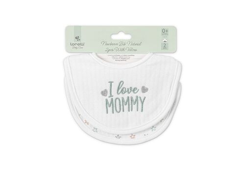 Baby Bib-Bandana Dots Dusty Pink