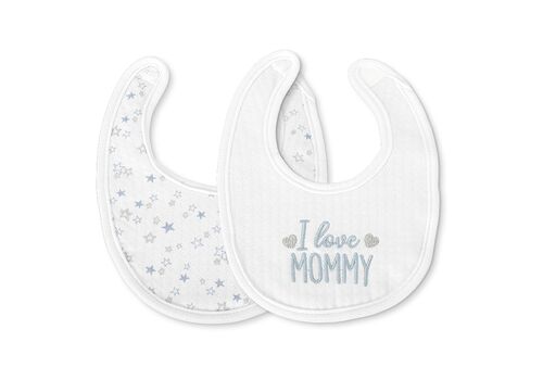 Baby Bib-Bandana Dots Dusty Pink