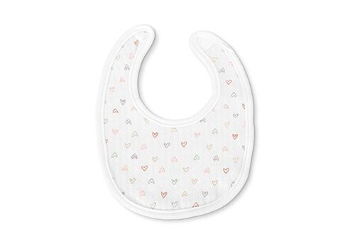 Baby Bib-Bandana Dots Ecru