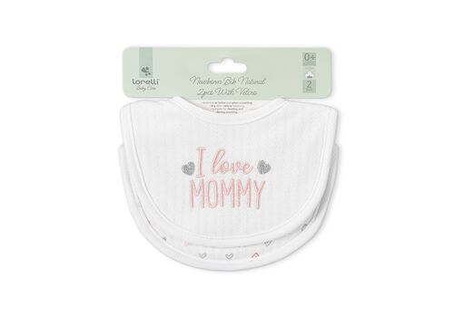 Baby Bib-Bandana Dots Ecru