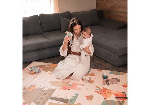 Παιδικο Θερμικο Χαλακι Παιχνιδιων Διπλης Οψεως HOME & STARS 120-180 Πτυσσομενο