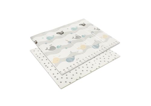 Παιδικο Χαλακι Παιχνιδιων Διπλης Οψεως 180-200 Γκρι  Πτυσσομενο