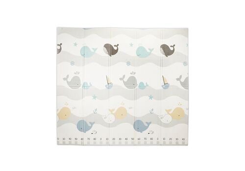 Παιδικο Χαλακι Παιχνιδιων Διπλης Οψεως 180-200 Γκρι  Πτυσσομενο