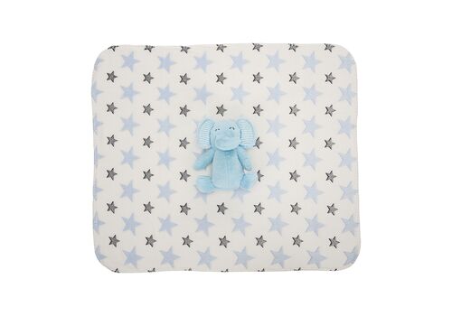 NAPPY κουβερτα με παιχνιδι 90х75cm σιελ NAPPY κουβερτα με παιχνιδι 90х75cm σιελ