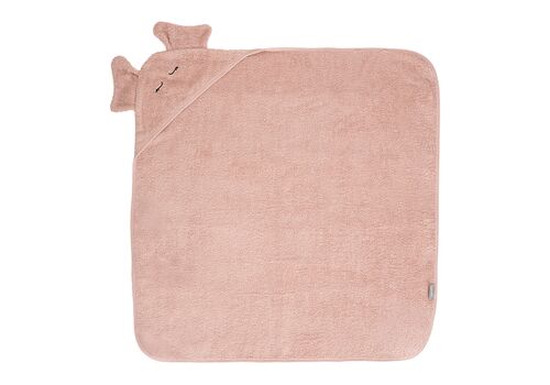 Μπουρνούζι 90/90 εκ. με κέντημα ροζ