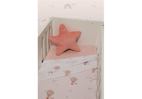 Σεντόνια Λίκνου Σετ 2τ -75×110-100% Βαμβάκι Des.422 Oliver Baby