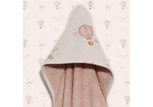 Μπουρνούζι κάπα 75×75 100% βαμβάκι 450 γρμ/τμ Des. 422 Oliver Baby