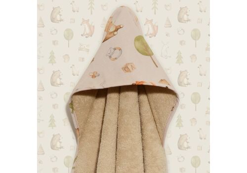 OLIVER BABY Μπουρνούζι κάπα 75×75 100% βαμβάκι 450 γρμ/τμ Des.428