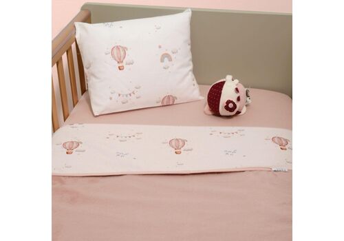ΠΑΠΛΩΜΑ ΕΜΠΡΙΜΕ BEBE FOX 525 120X160 PINK 100% COTTON