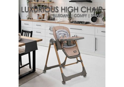 Καρέκλα Φαγητού-Κούνια Nuovo 2σε1 Mocha Bebe Stars  867-182