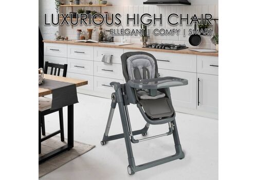 Καρεκλάκι Φαγητού  Spicy Grey Kikka boo