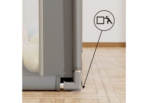 Πάρκο για μωρά τετράγωνο 150×150 Playzen Grey 880-100 Bebe Stars