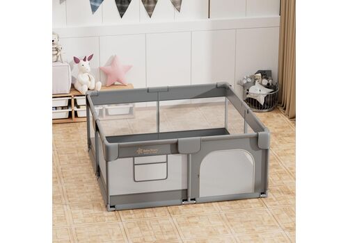 Πάρκο για μωρά τετράγωνο 150×150 Playzen Grey 880-100 Bebe Stars