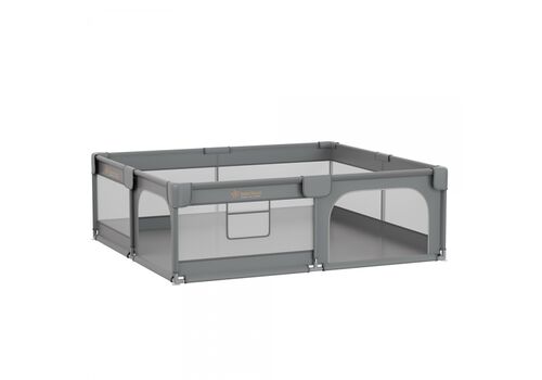 Πάρκο για μωρά ορθογώνιο 180×200 Playzen Grey 880-200 Bebe Stars