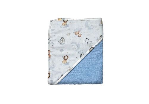 Baby Star Μπουρνούζι 95*95cm Rhino Σιέλ