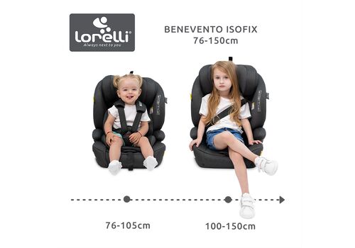 Κάθισμα αυτοκινήτου Lorelli  BENEVENTO Isofix 76-150cm Κάθισμα αυτοκινήτου Lorelli  BENEVENTO Isofix 76-150cm