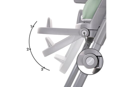 Καρεκλάκι Φαγητού Lorelli CHEF 3in1Green Leather