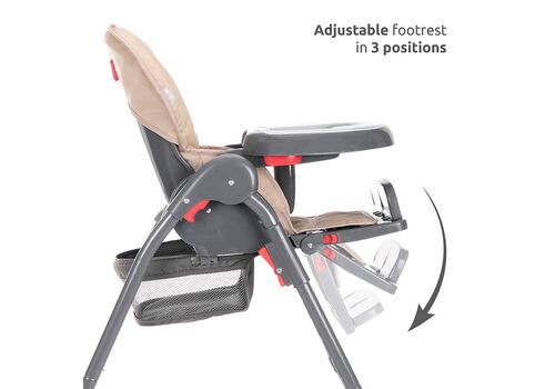 Lorelli Αναδιπλούμενο Καρεκλάκι Φαγητού με Ροδάκια Dulce Green