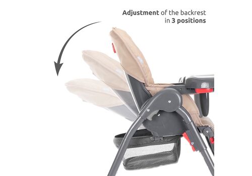 Lorelli Αναδιπλούμενο Καρεκλάκι Φαγητού με Ροδάκια Dulce Green