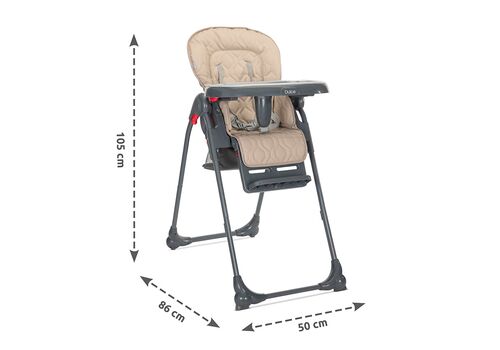 Lorelli Αναδιπλούμενο Καρεκλάκι Φαγητού με Ροδάκια Dulce Green