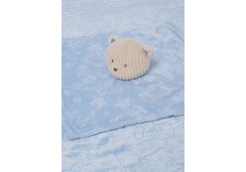 Mayoral Κουβερτούλα και Νάνι σετ 2τμχ μπλε  9957-021