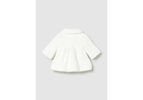 Mayoral Λευκό Παλτό  2401-081 Mayoral Λευκό Παλτό  2401-081