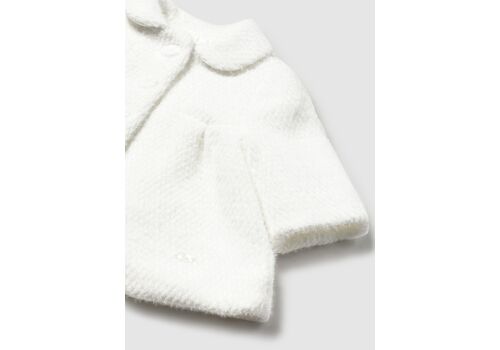 Mayoral Λευκό Παλτό  2401-081 Mayoral Λευκό Παλτό  2401-081