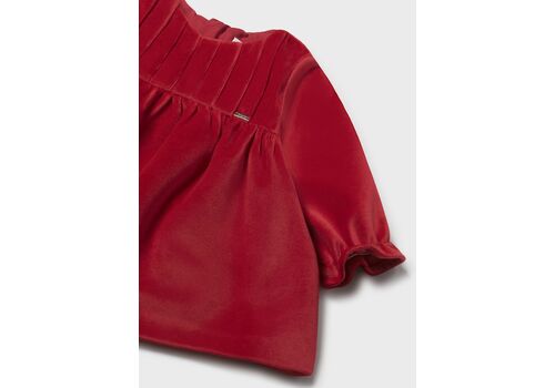 Mayoral Φόρεμα Βελούδινο Κόκκινο 2819-041