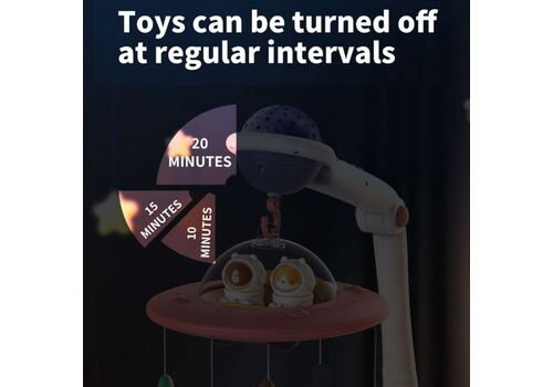 Μουσικό Κρεβατιού Με Προβολέα Spaceship 860-120