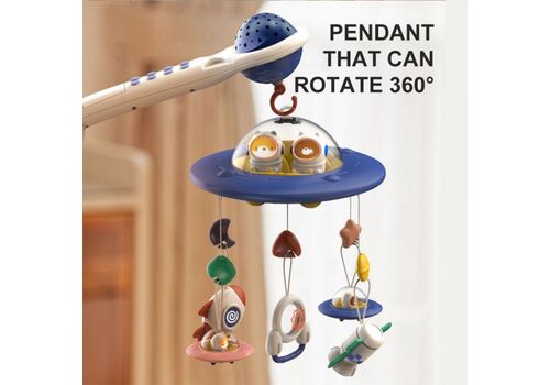 Μουσικό Κρεβατιού Με Προβολέα Spaceship 860-120