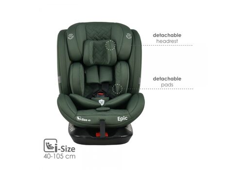 Κάθισμα Αυτοκινήτου Epic Isofix i-Size 360° Forest Green Bebe Stars 921-176