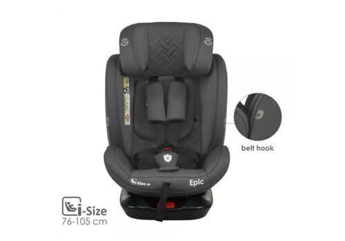 Κάθισμα Αυτοκινήτου Epic Isofix i-Size 360° Smoked Grey 921-186