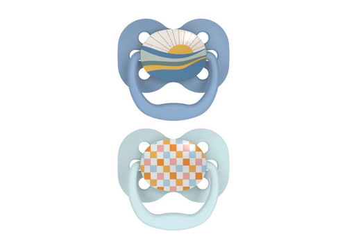 Πιπίλες σιλικόνης Dr. Brown’s™ Advantage 0-6 μπλε  2τμχ