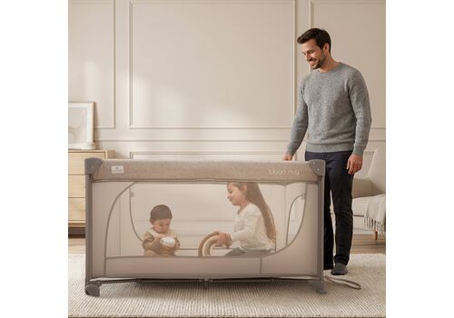 Lorelli Παρκοκρεβατο MOON HUG Beige 1 επιπεδο
