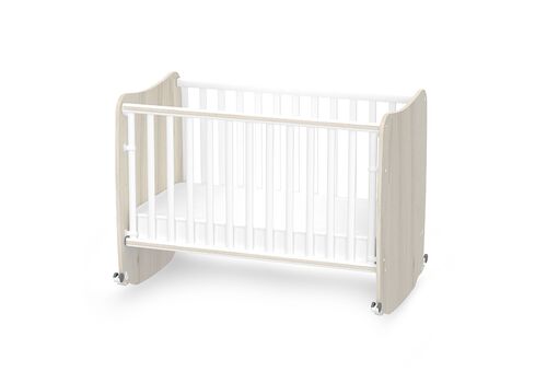 Lorelli Κρεβάτι STARS White+Light oak  60x120
