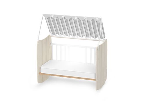 Lorelli Κρεβάτι STARS White+Light oak  60x120