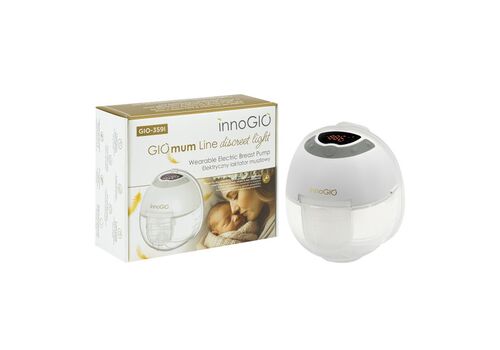 INNOGIO ΦΟΡΗΤΟ ΗΛΕΚΤΡΙΚΟ ΘΗΛΑΣΤΡΟ ΜΕ ΦΩΤΙΣΜΟ - DISCREET LIGHT GIO WEREBLE ELECTRIC BREAST PUMP