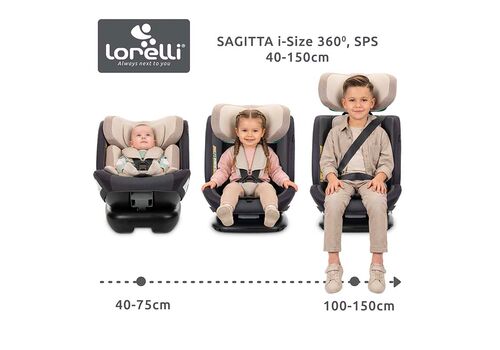 Κάθισμα αυτοκινήτου SAGITTA Green  Lorelli i-Size 360 40-150 εκ
