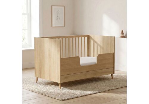 Casababy Elia Oak Βρεφικό Κρεβάτι Μετατρεπόμενο Σε Προεφηβικό
