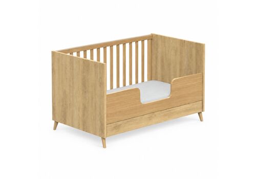 Casababy Elia Oak Βρεφικό Κρεβάτι Μετατρεπόμενο Σε Προεφηβικό
