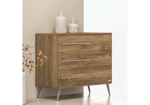 Casababy Elia Walnut Βρεφική Συρταριέρα