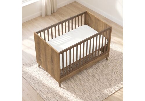 Casababy Elia Walnut Βρεφικό Κρεβάτι Μετατρεπόμενο