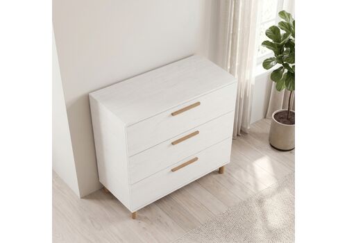 Casababy Lumi White Βρεφική Συρταριέρα