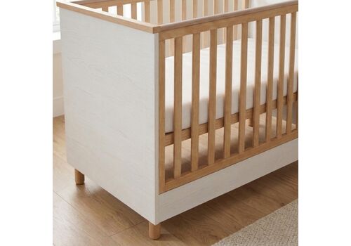 Casababy Lumi White Βρεφικό Κρεβάτι Μετατρεπόμενο Σε Προεφηβικό