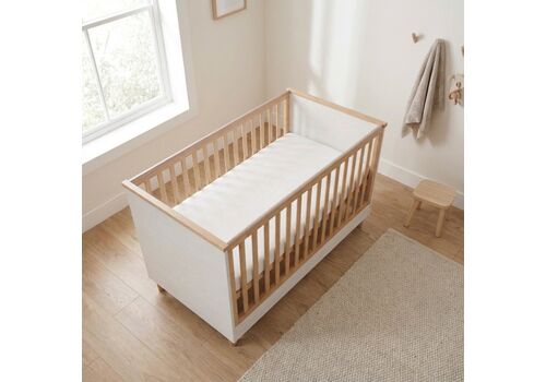 Casababy Lumi White Βρεφικό Κρεβάτι Μετατρεπόμενο Σε Προεφηβικό