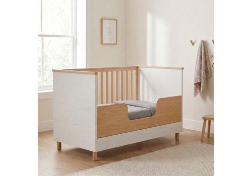Casababy Lumi White Βρεφικό Κρεβάτι Μετατρεπόμενο Σε Προεφηβικό