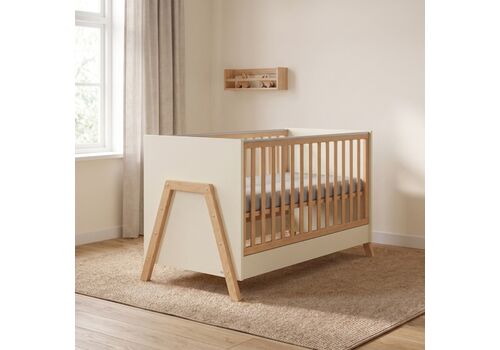 Casababy Oslo Vanilla Βρεφικό Κρεβάτι Μετατρεπόμενο Σε Προεφηβικό
