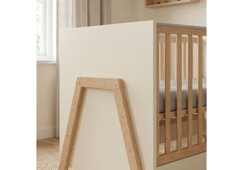 Casababy Oslo Vanilla Βρεφικό Κρεβάτι Μετατρεπόμενο Σε Προεφηβικό